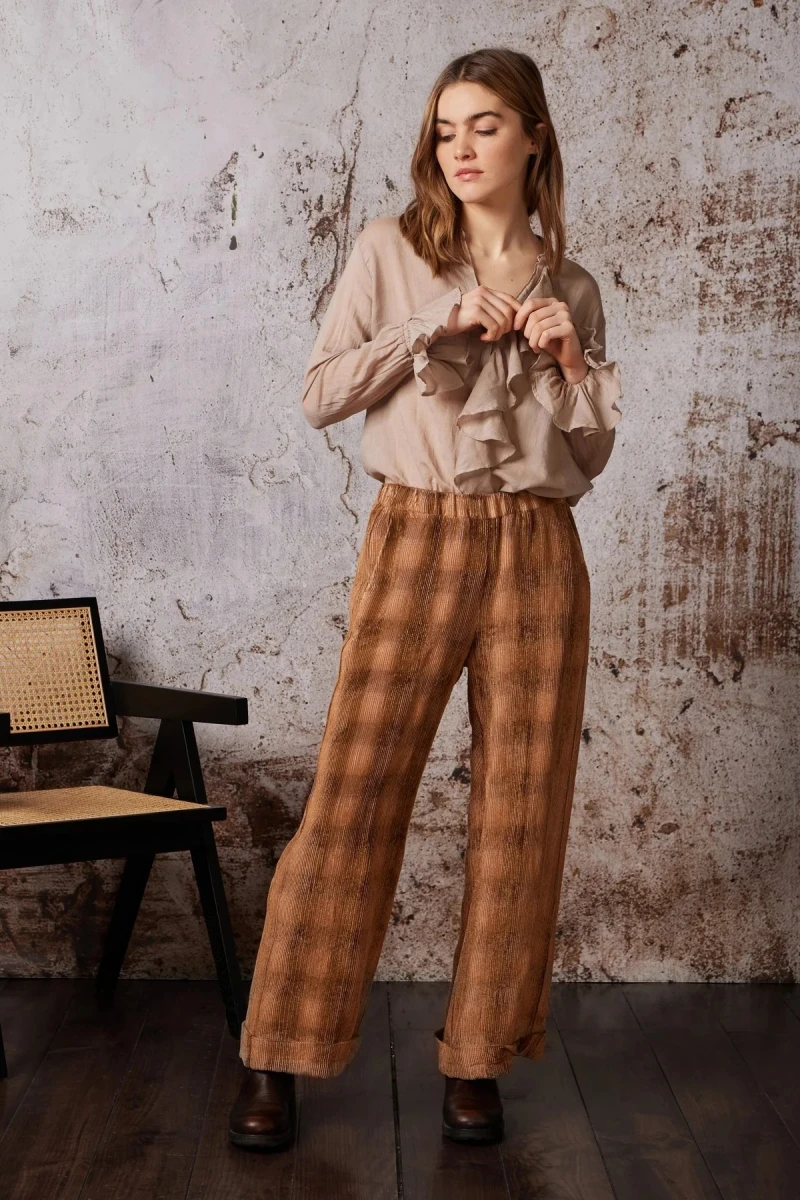 TROUSERS PIAVARO Camel