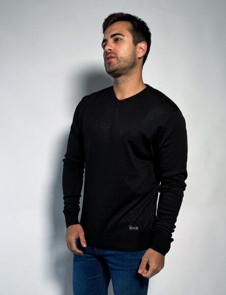 Sweater tejido Amaru Negro