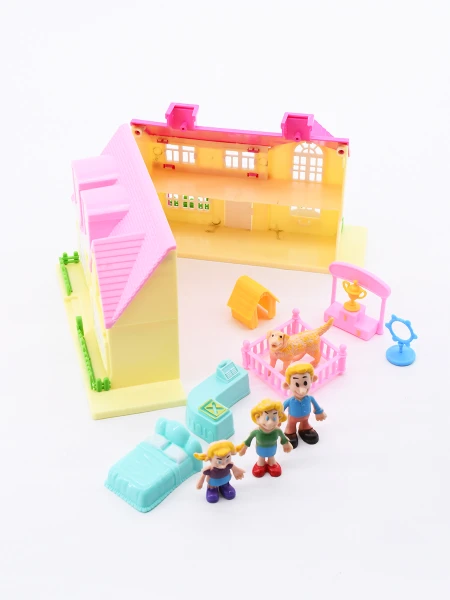 MINI VILLA JARDIN CON JUEGOS AMARILLO