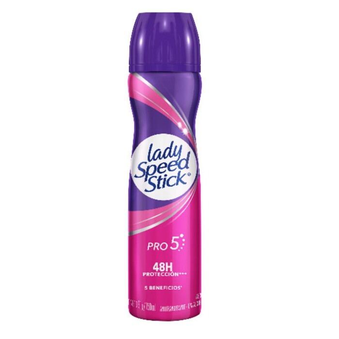 SPEED STICK LADY DEO SPRAY PRO-5EN 1 FR. única