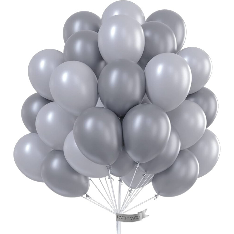 Globo Pastel x50 Und Fessta Gris