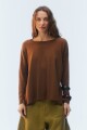 REMERA ALICE Tostado
