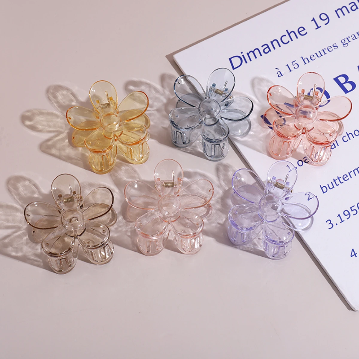 Pinza Para El Cabello - Flor 