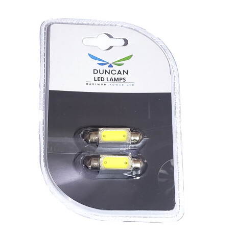 LAMPARA - T10X39 LED TUBULAR BLANCO BLISTER X2 DUNCAN LAMPARA - T10X39 LED TUBULAR BLANCO BLISTER X2 DUNCAN