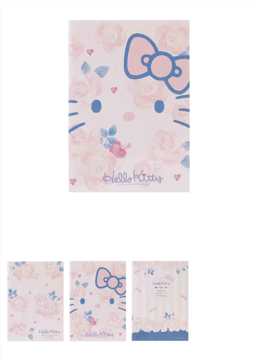 Set cuaderno 3 pcs Hello Kitty 