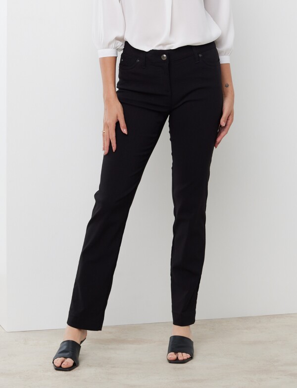 Pantalon Slim NEGRO