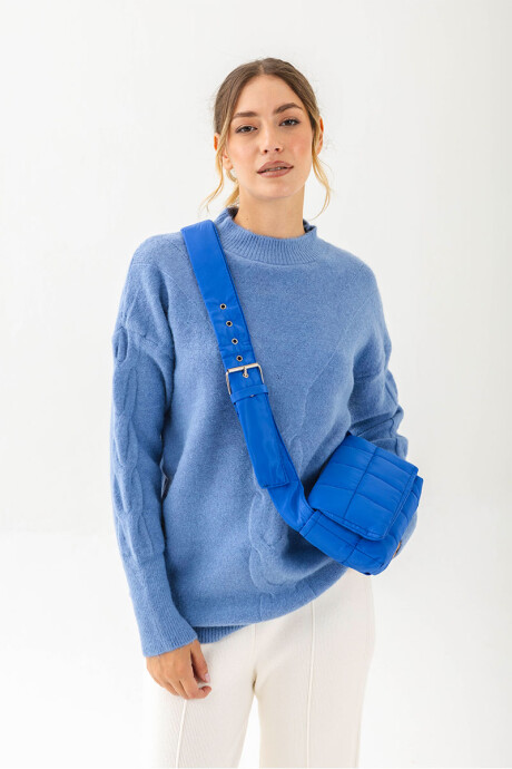 Cartera Puffy Azul