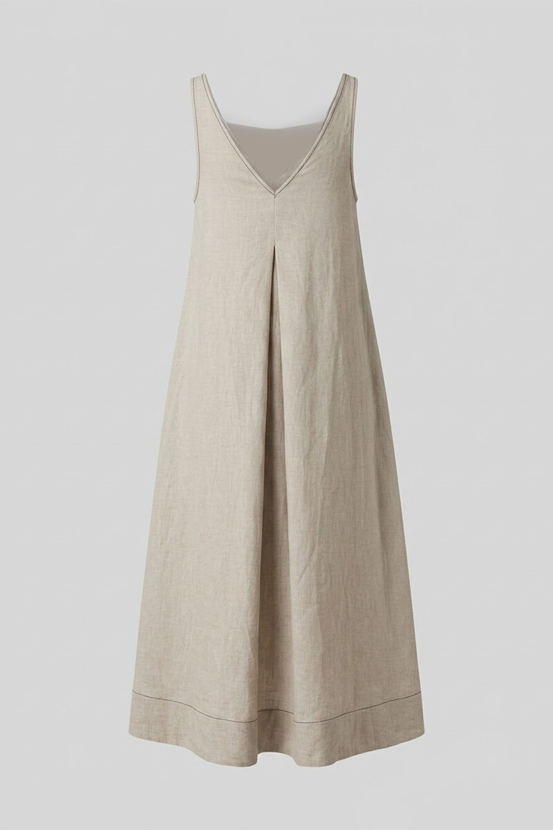 VESTIDO JACKIE BEIGE