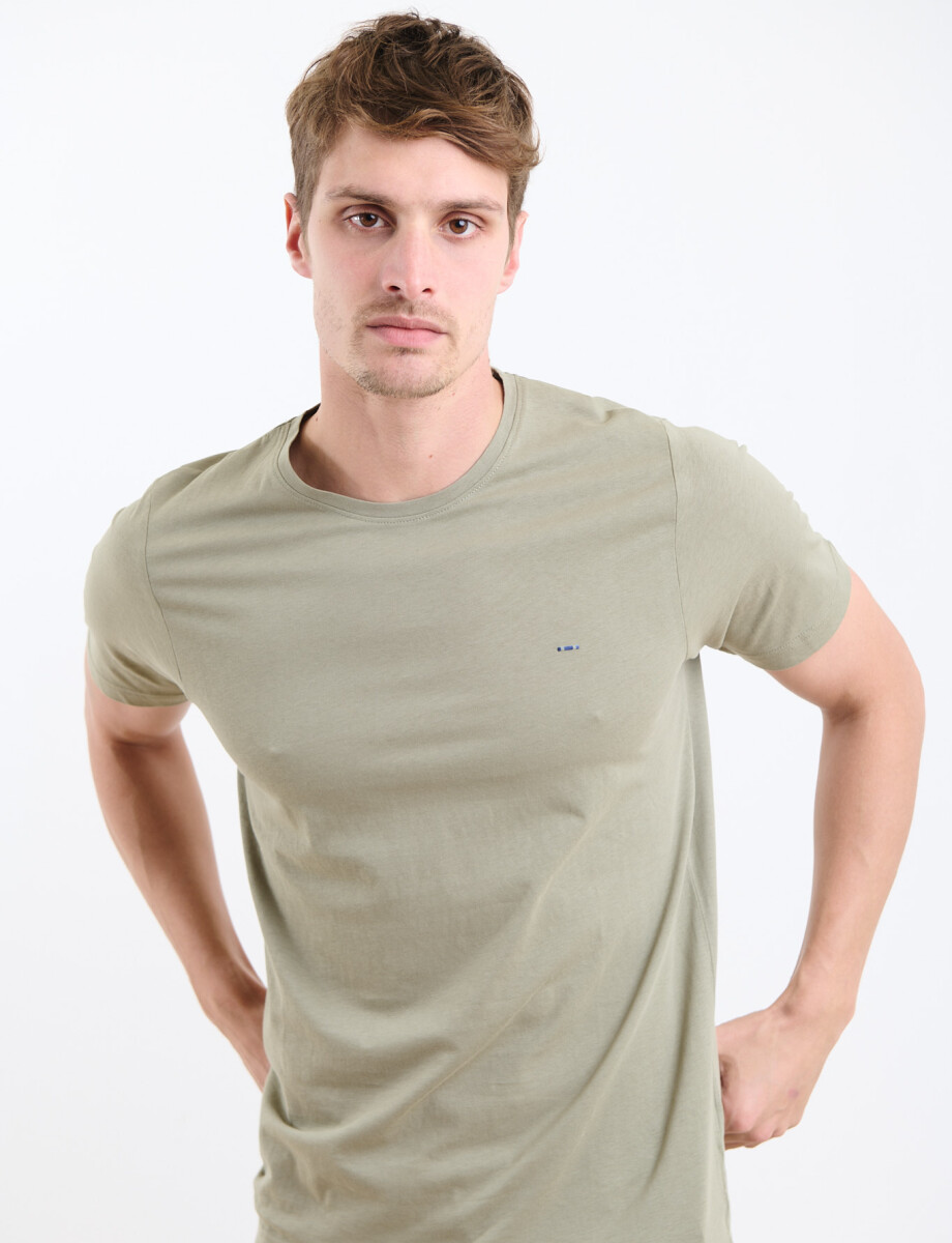 520658 T-SHIRT HARRINGTON LABEL Verde