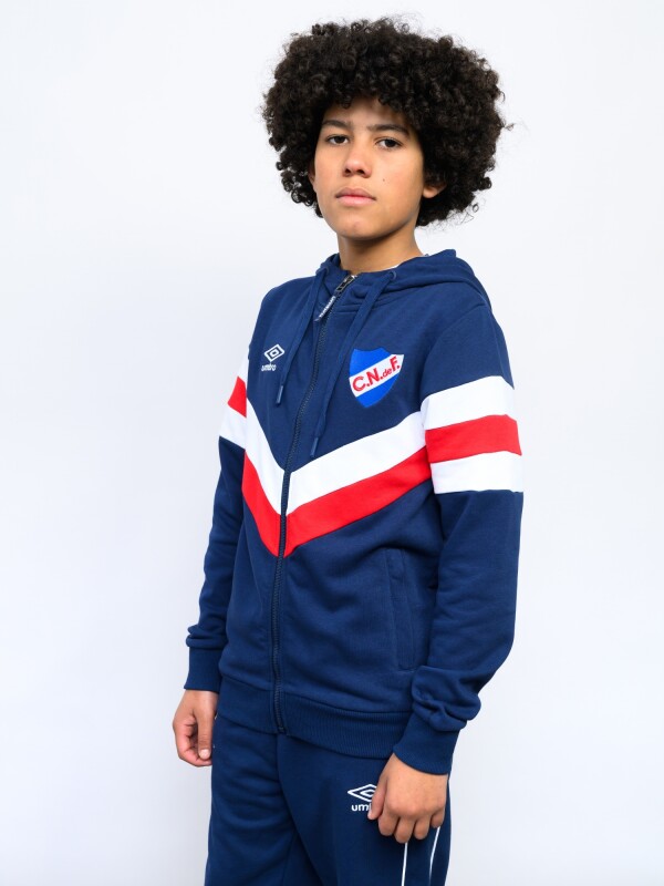 CAMPERA CREW Nacional Junior Azul Marino, Rojo, Blanco