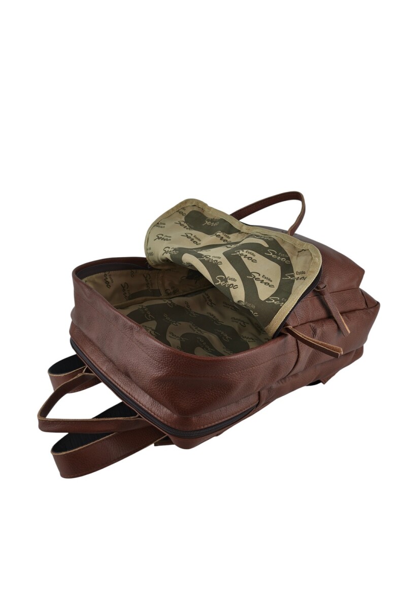 Mochila porta notebook Marrón
