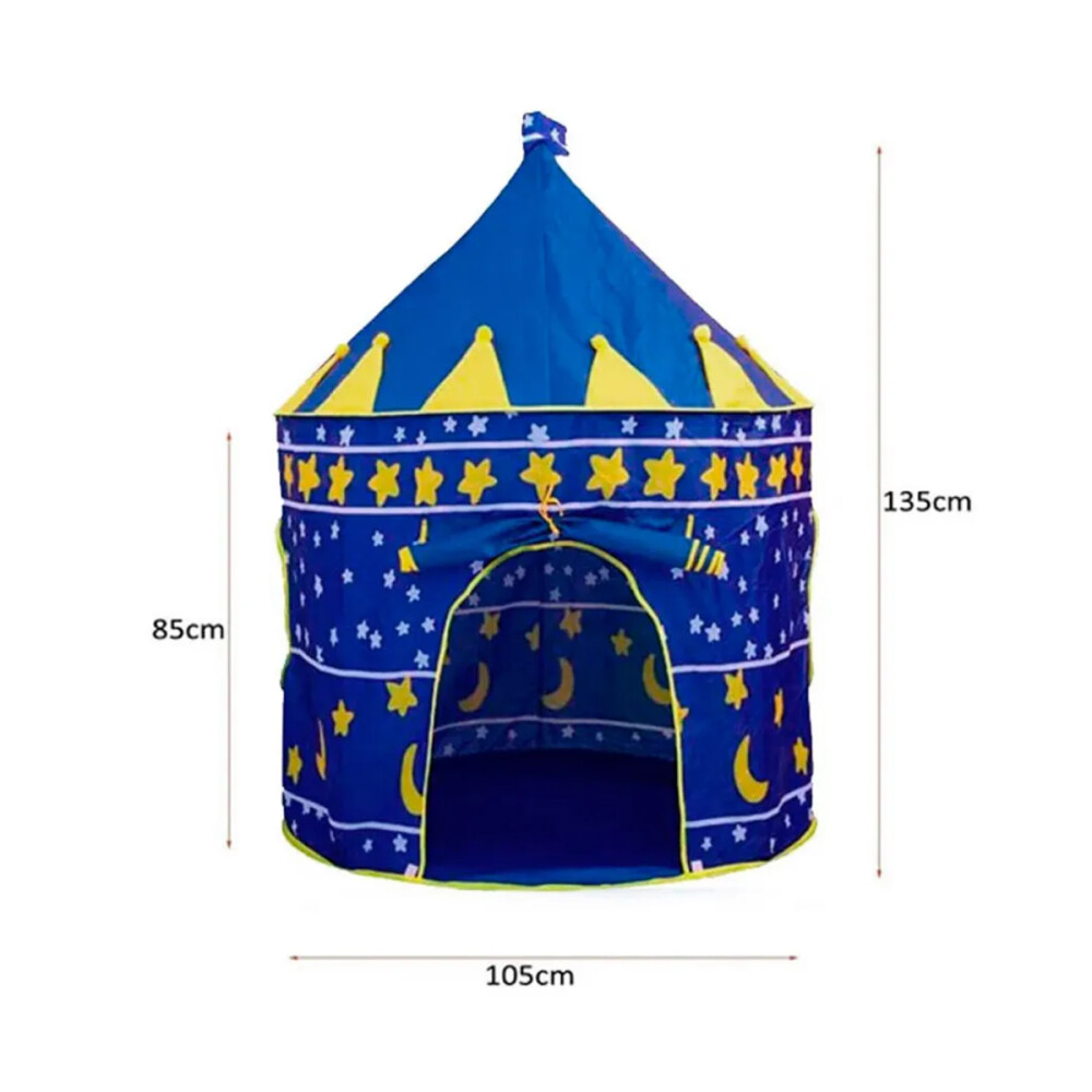 Carpa Infantil Plegable Castillo Azul