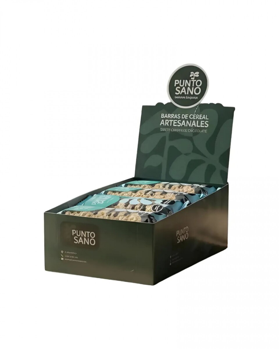 Barras De Cereal 35gr PUNTO SANO Caja x16 Sabor Chocolate 