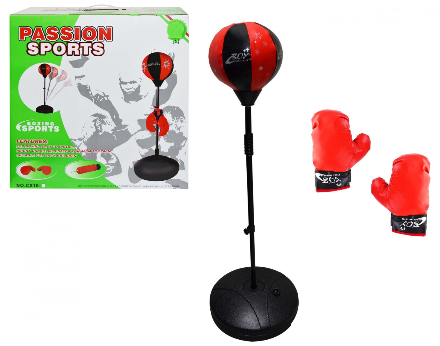 Set de Boxeo Infantil con Pie 
