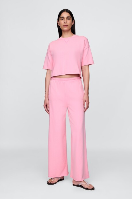 Pantalón Deportivo Sin Felpa Mujer May Pink