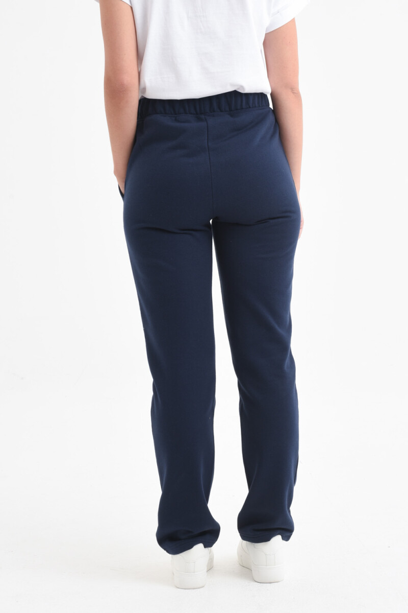 Pantalón deportivo básico Azul Marino