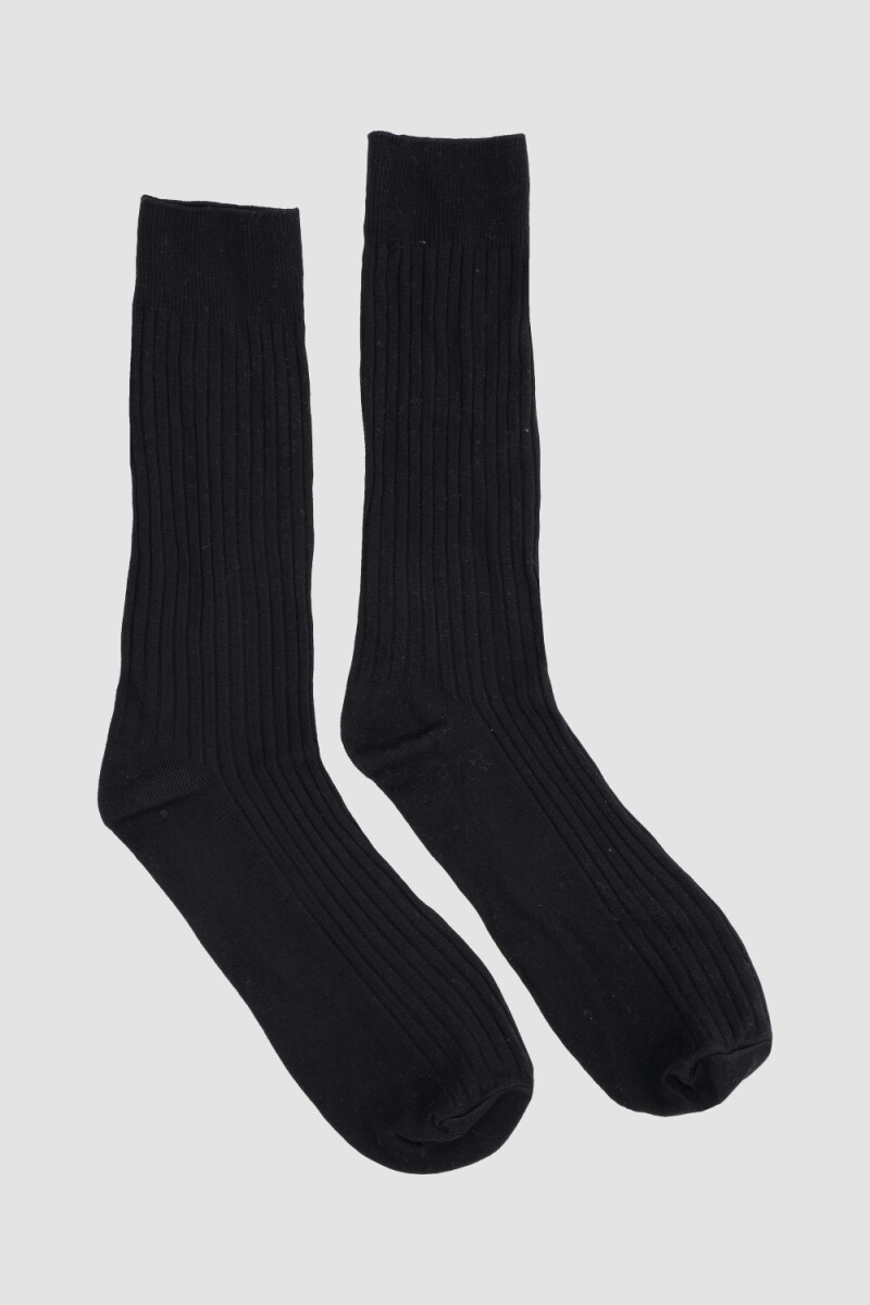 Medias de vestir sin elástico - Negro 