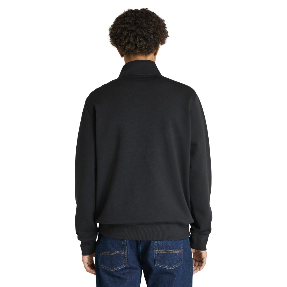 Polera Oyster River 1/4 Cierre Hombre Black