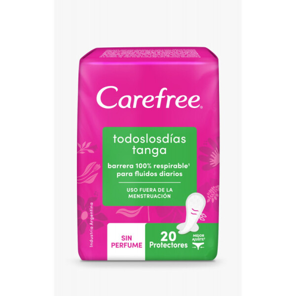 Protectores Diarios Carefree Tanga 20 Unidades Protectores Diarios Carefree Tanga 20 Unidades
