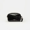 Bandolera New Eterial en Cuero Croco Shine Negro