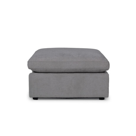 Puff Conecta - Tela Microfibra Gris