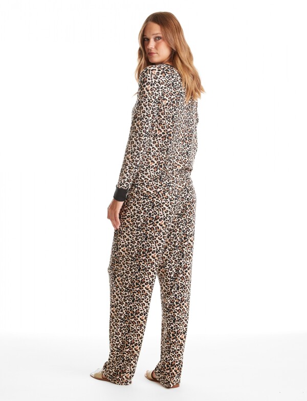 Pijama Con Pantalon MULTI/NEGRO