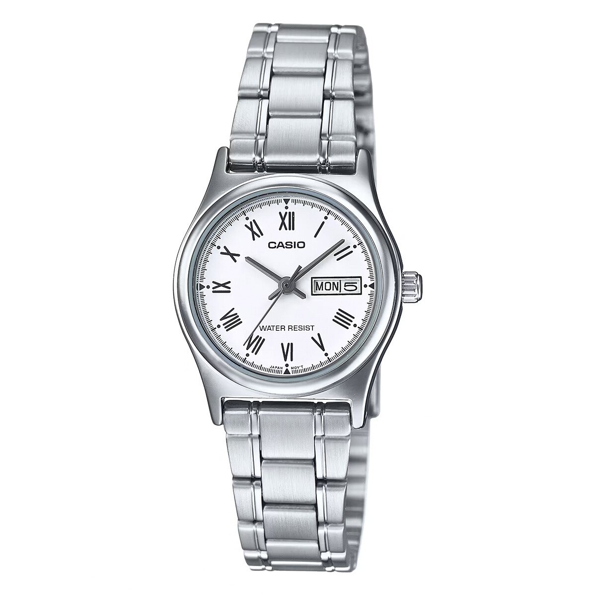 RELOJ CLASICO LTPV006D-7BUDF CASIO ACERO INOXIDABLE PLATEADO 