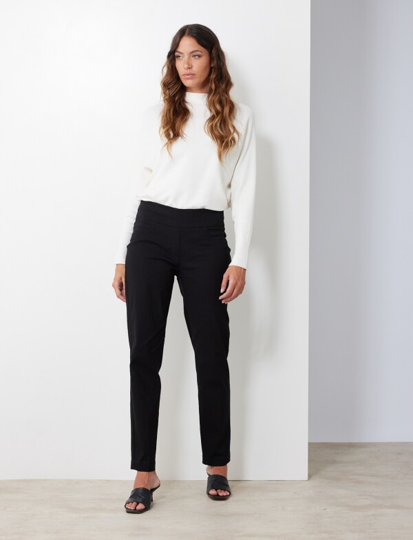 Pantalon Pull On NEGRO