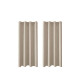 Cortina 100% Blackout 2 Paños Lumax Textura Lino 140x220cm Beige