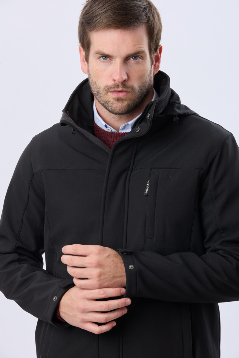 CAMPERA DE NEOPRENO - Negro 