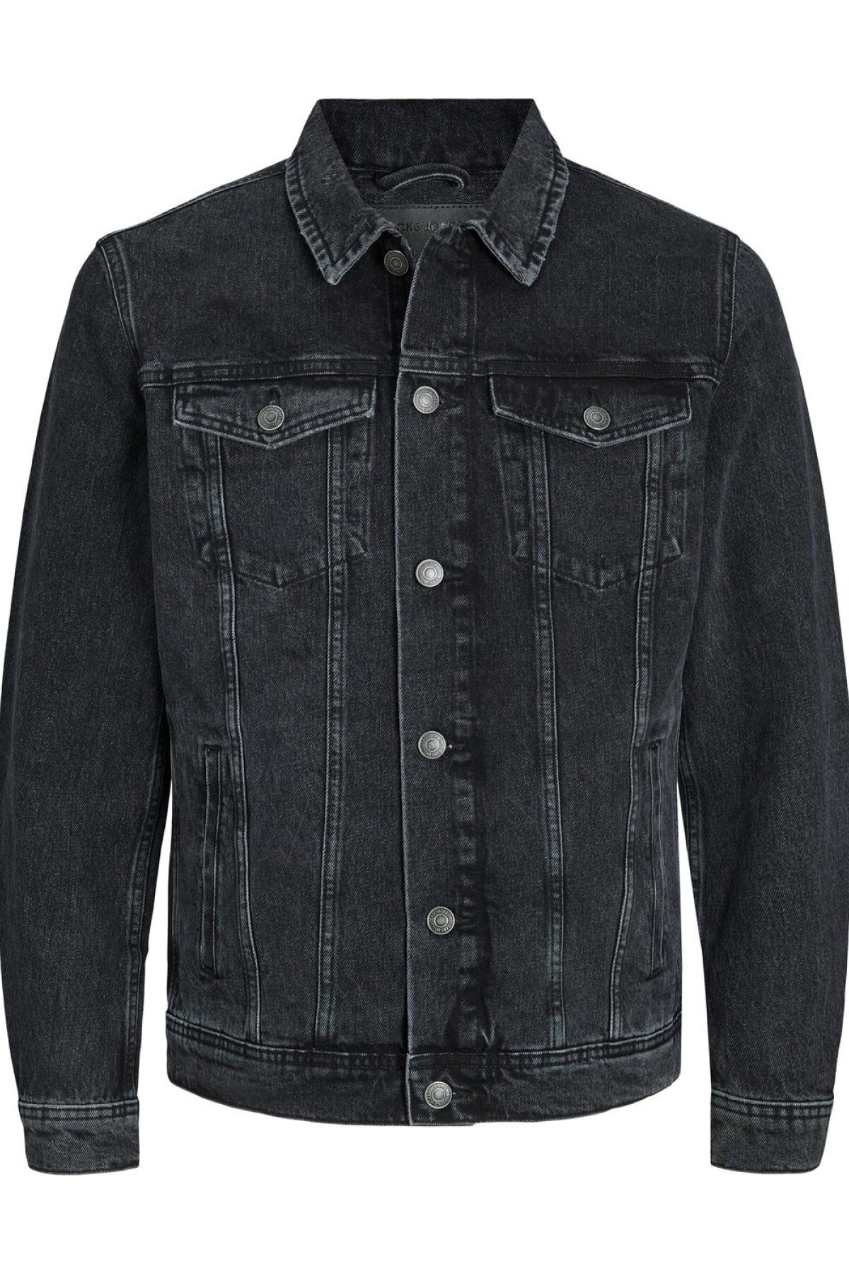 Chaqueta De Jean Black Denim