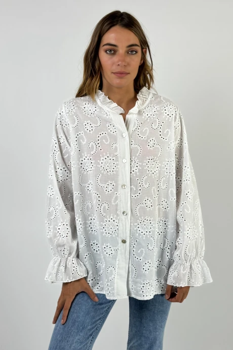 CAMISA TROPICAL blanco s/m