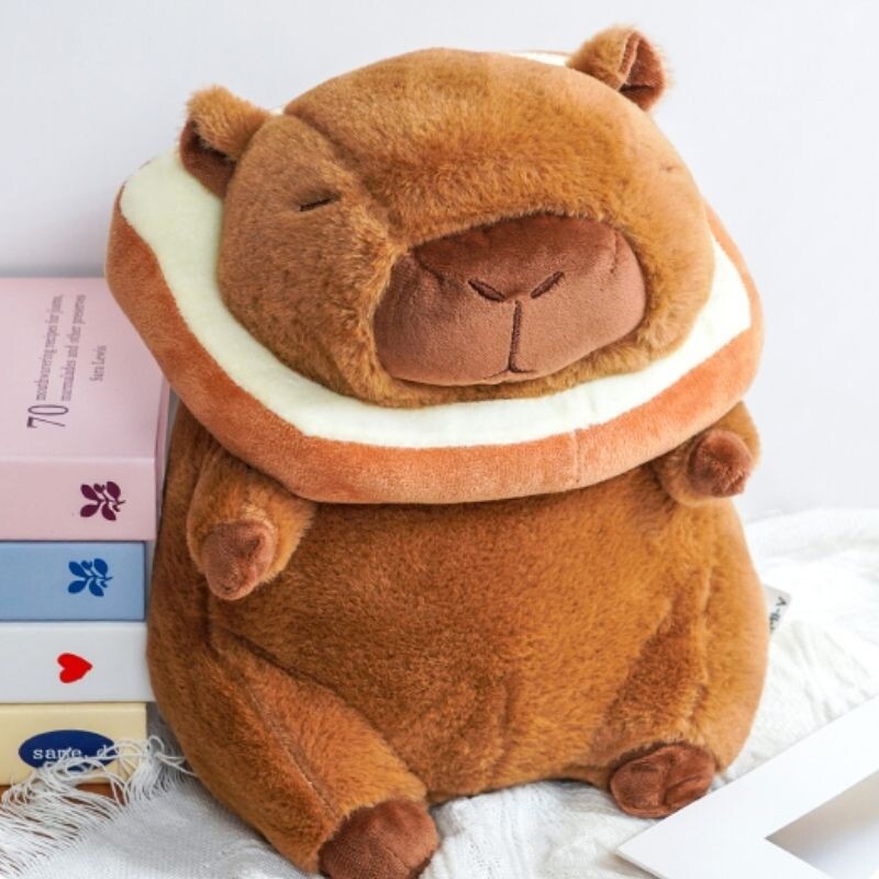 Peluche Capibara - Tostada Removible - 28cm Peluche Capibara - Tostada Removible - 28cm