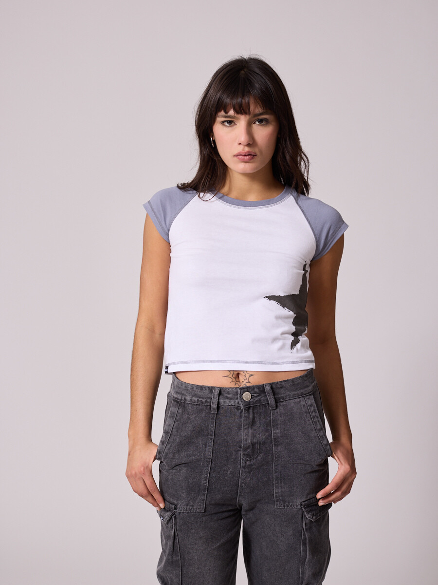 T-SHIRT MELMAN DIXIE Blanco