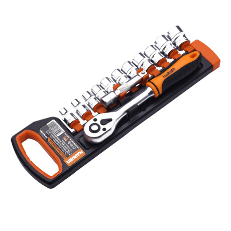 JUEGO DE DADOS CON LLAVE CRIQUET ENC 3/8 13PZS PRO Sin color