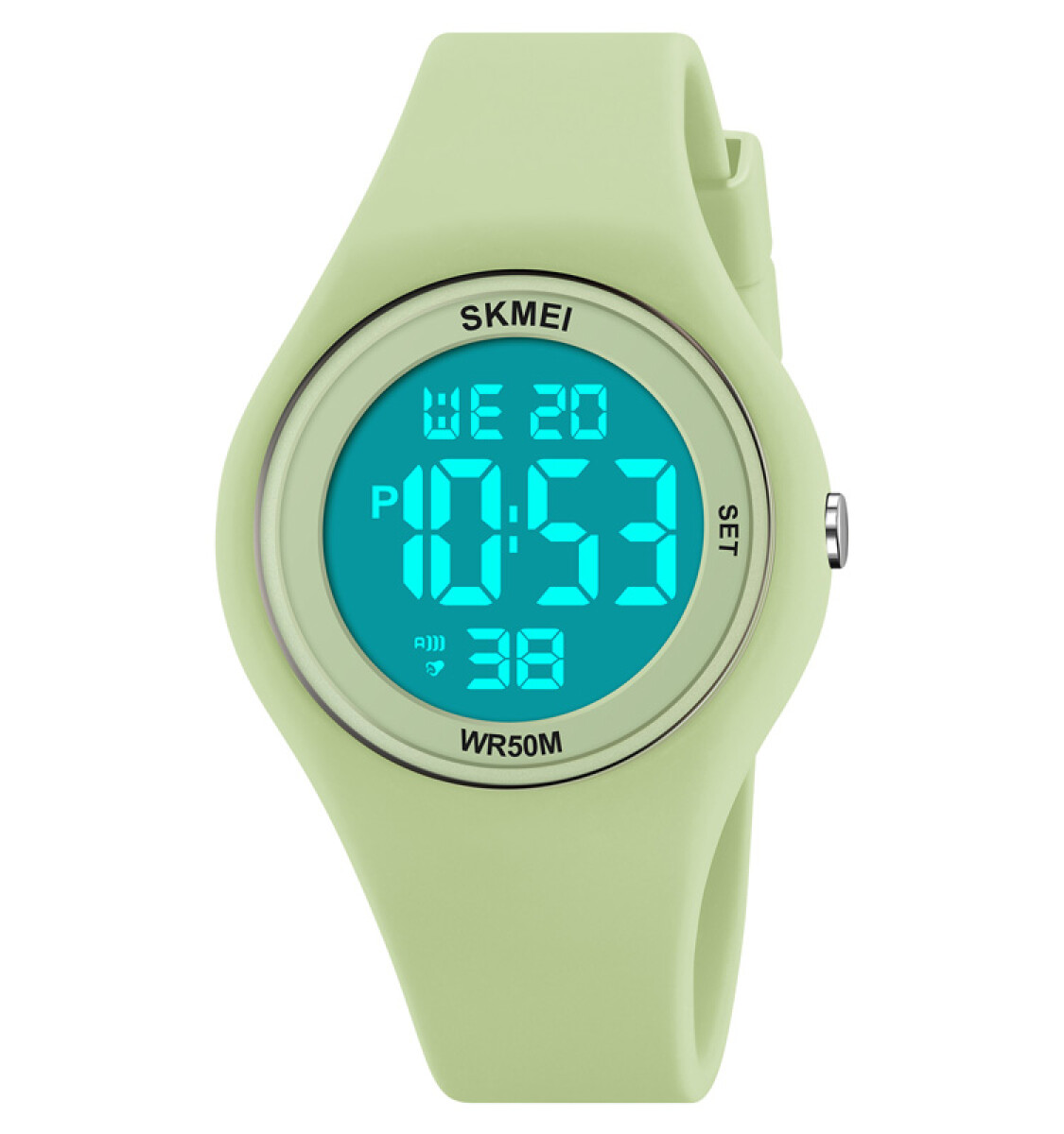 Reloj Skmei 2317ltgn Digital Verde Claro Unisex 