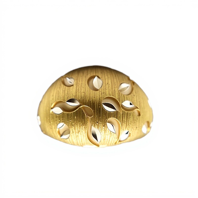 Anillo Labrado-Oro bajo-Sin Piedra-AN8181 sinpiedra