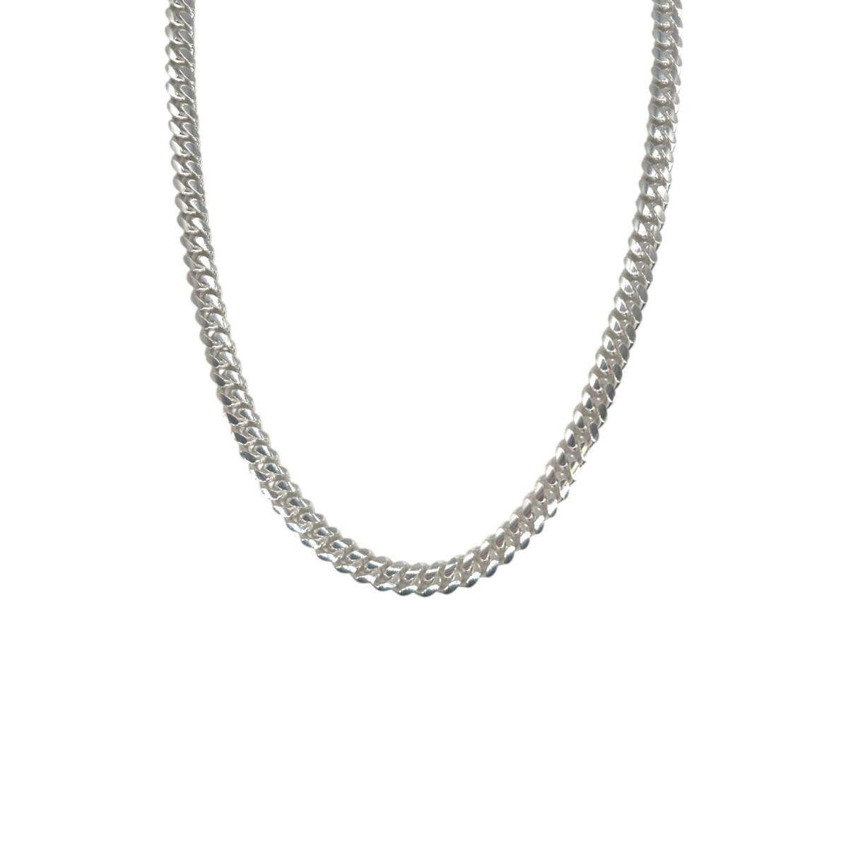 Cadena Cubana - Plata 925 - Sin Piedra - CD3515 - sinpiedra 