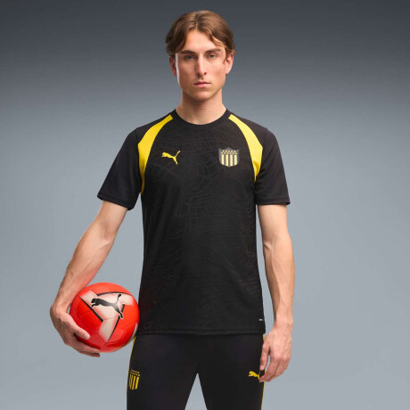 Remera Cap Tr.Camiseta de Hombre Negro