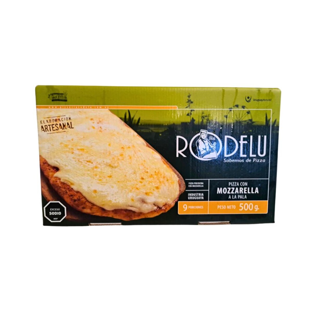 Pizza Muzzarella Rodelú - 1 ud. - 500 gr 