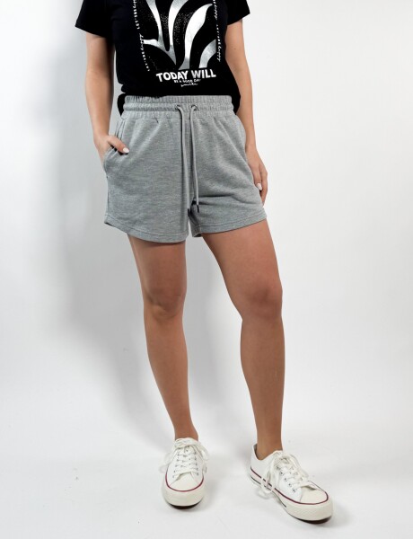 Short de algodon Tini Gris
