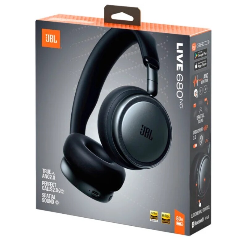 Auricular Jbl Live 680 NC Black Auricular Jbl Live 680 NC Black
