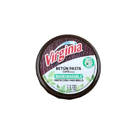 POMADA ZAPATO VIRGINIA BIODEGRADABLE MARRON X 80ML POMADA ZAPATO VIRGINIA BIODEGRADABLE MARRON X 80ML