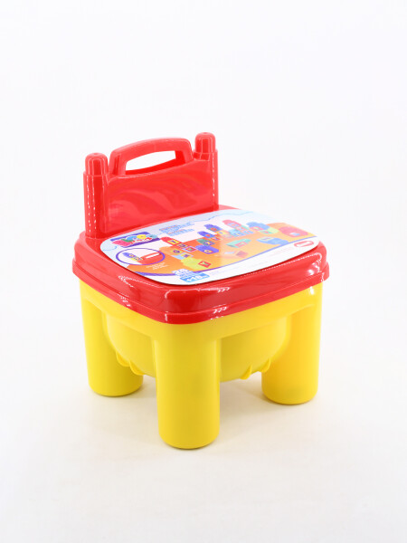 ASIENTO CON BLOQUES MULTICOLOR