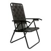 Reposera plegable portátil Descansar 80042 color gris negro Reposera Plegable Portátil Descansar 80042 Color Gris Negro