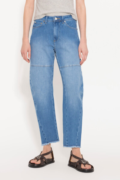 JEANS CARRIE MID Celeste