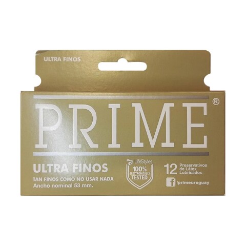 Preservativos Prime Ultrafino 12 Unidades Preservativos Prime Ultrafino 12 Unidades