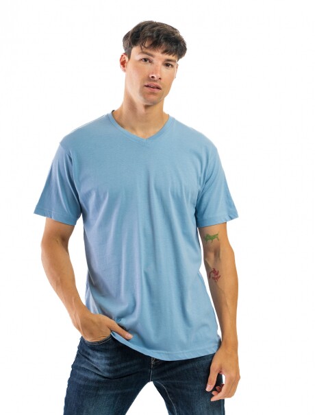 Remera Algodón Cuello V Jean