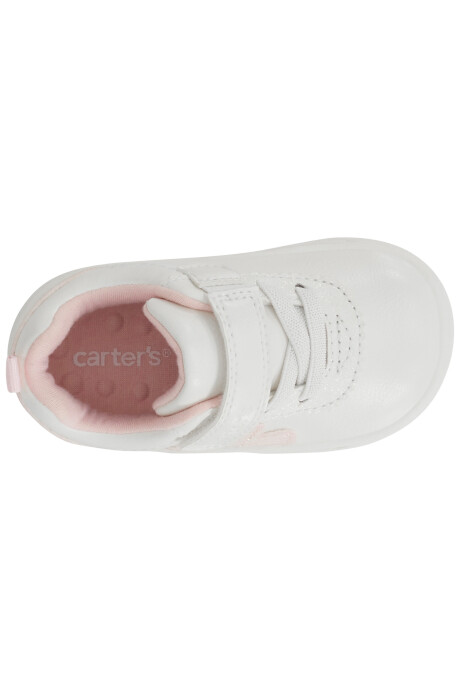 Championes con velcro, diseño flor Sin color