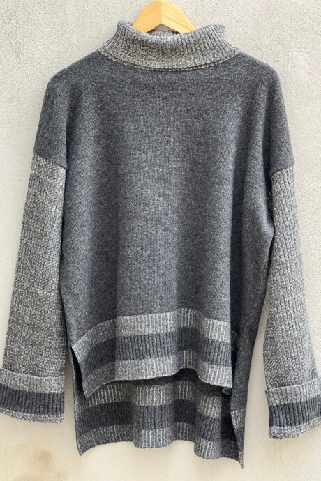 SWEATER TORE GRIS